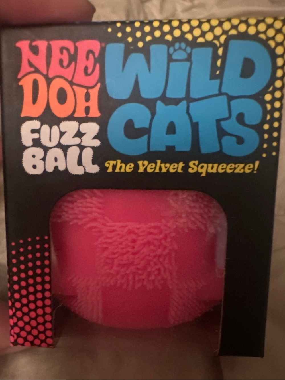 NeeDoh Wild Cat - Pink checkered